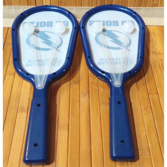 unbranded Party Supplies 2 Tampa Bay Lightning Florida Hospital Noise Maker Paddle Clackers